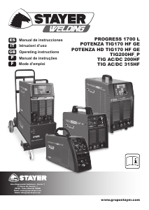Manual de uso Stayer DC 200 H F Maquina de soldar