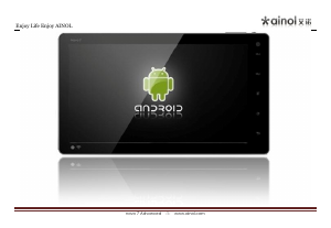 Handleiding Ainol Novo 7 Tablet