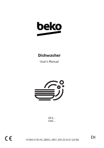 Handleiding BEKO DFS26024W Vaatwasser