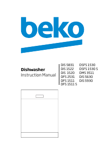 Handleiding BEKO DIS 5930 Vaatwasser