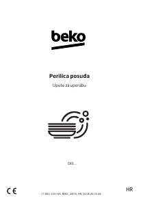 Priručnik BEKO DIS35023 Perilica posuđa