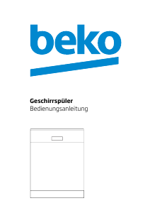 Bedienungsanleitung BEKO DIT 28330 Geschirrspüler