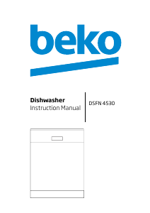 Handleiding BEKO DSFN 4530 Vaatwasser