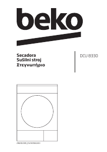 Priročnik BEKO DCU 8330 Sušilni stroj