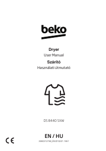 Handleiding BEKO DS 8440 SXW Wasdroger