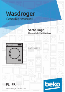 Handleiding BEKO DS7335 PX0 Wasdroger