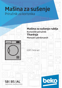 Priručnik BEKO EDPS 7404 W2 Sušilica