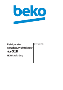 Εγχειρίδιο BEKO DN135120 Ψυγειοκαταψύκτης