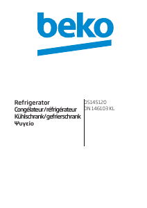 Manual de uso BEKO DS145120 Frigorífico combinado