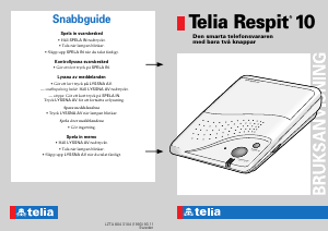 Bruksanvisning Telia Respit 10 Telefonsvarare