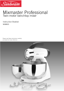 Bruksanvisning Sunbeam MX8800 Mixmaster Köksmaskin