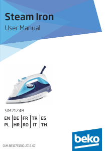 Manuale BEKO SIM 7124B Ferro da stiro