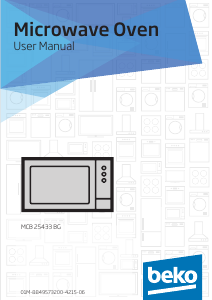 Manual BEKO MCB 25433 BG Microwave