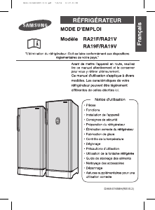 Mode d’emploi Samsung RA21FCSS Réfrigérateur
