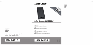 Brugsanvisning SilverCrest SLS 2200 A1 Bærbar oplader