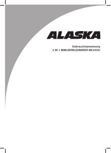 Handleiding Alaska MC4500 Hakmolen