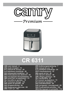 Εγχειρίδιο Camry CR 6311 Φριτέζα