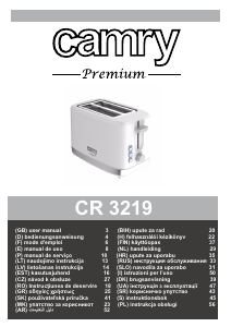 Посібник Camry CR 3219 Тостер