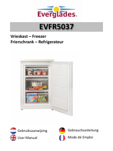 Handleiding Everglades EVFR5037 Vriezer