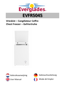 Manual Everglades EVFR5045 Freezer