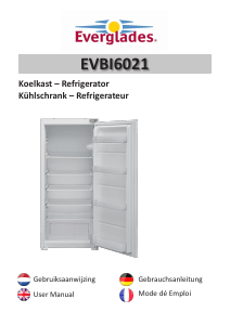 Bedienungsanleitung Everglades EVBI6021 Kühlschrank