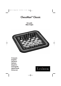 Manual Lexibook CG1500 ChessMan Classic Computador de xadrez