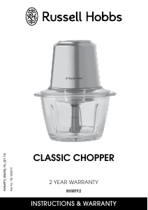 Manual Russell Hobbs RHMFP2 Chopper