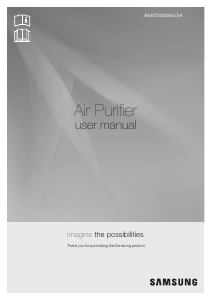 Manual Samsung AX40T3020WU/SA Air Purifier