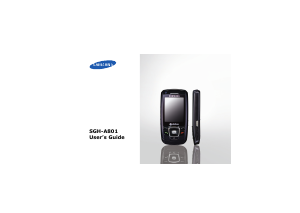 Handleiding Samsung SGH-A801 Mobiele telefoon