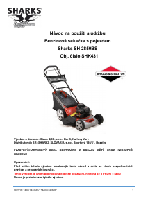 Návod Sharks SH 2850BS Kosačka