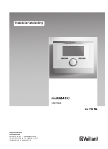 Handleiding Vaillant multiMATIC VRC 700/6 Thermostaat