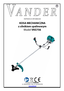 Instrukcja Vander VKS756 Wycinarka do krzaków