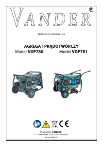 Instrukcja Vander VGP781 Generator