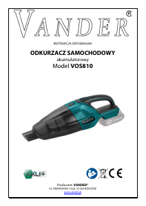 Instrukcja Vander VOS810 Odkurzacz ręczny