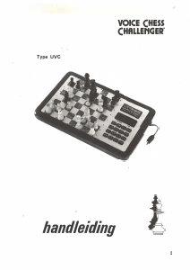 Handleiding Voice Chess Challenger UVC Schaakcomputer