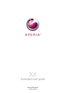 Bruksanvisning Sony Ericsson Xperia X8 Mobiltelefon
