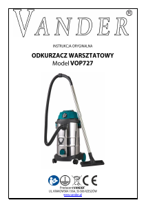 Instrukcja Vander VOP727 Odkurzacz
