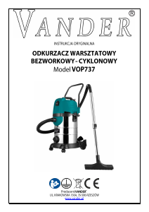 Instrukcja Vander VOP737 Odkurzacz