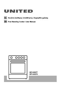 Handleiding United UFV-60277 Fornuis