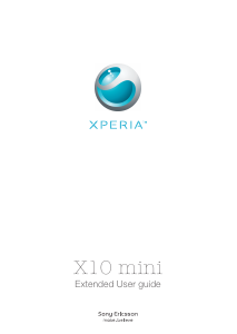 Handleiding Sony Ericsson Xperia X10 mini Mobiele telefoon