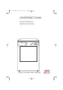 Handleiding AEG-Electrolux T37400 Wasdroger