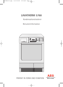 Bedienungsanleitung AEG-Electrolux T5760 Trockner