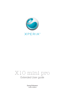 Handleiding Sony Ericsson Xperia X10 mini pro Mobiele telefoon