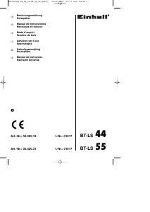 Manual Einhell BT-LS 55 Rachador de toras