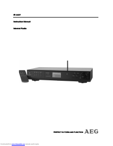 Handleiding AEG IR 4427 Radio