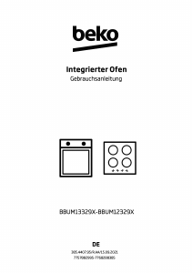 Bedienungsanleitung BEKO BBUM13329X Backofen