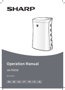 Bedienungsanleitung Sharp UA-PM50E-B Luftreiniger