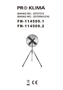 Manuale Proklima FN-114509.2 Ventilatore