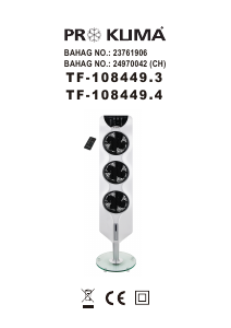 Kullanım kılavuzu Proklima TF-108449.4 Fan