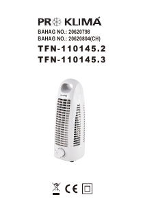 Kasutusjuhend Proklima TFN-110145.2 Ventilaator